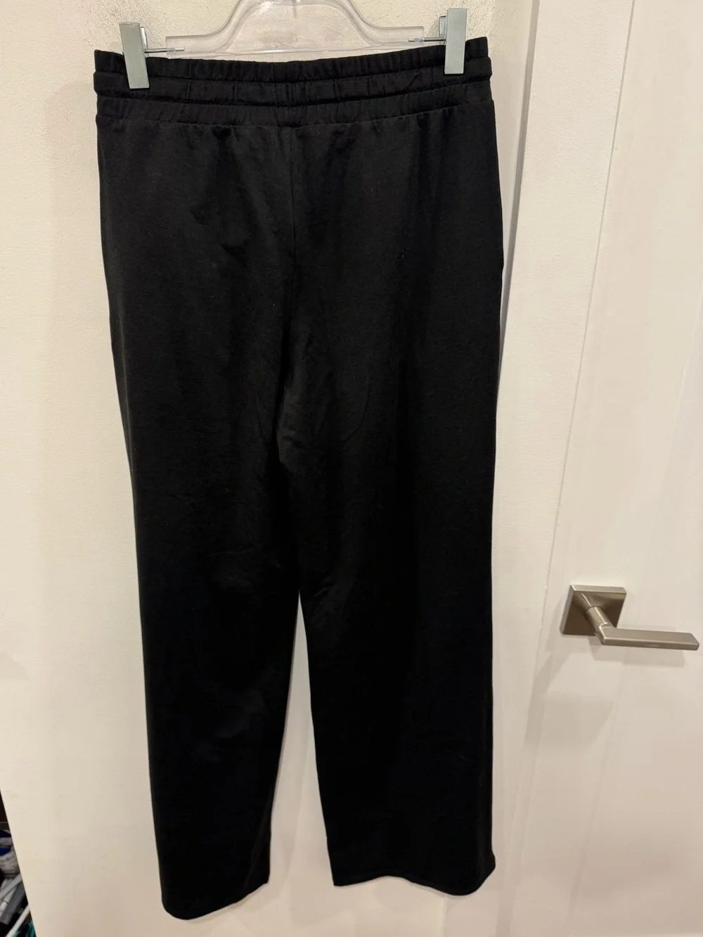 Vuori Black Wide-Leg Drawstring Joggers